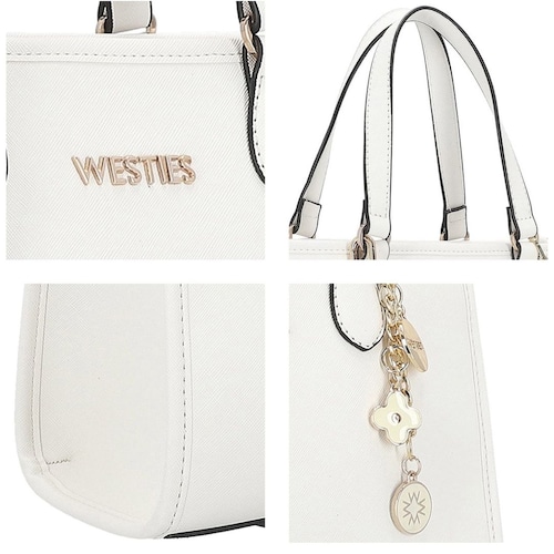 Bolsa Satchel Marfil Westies
