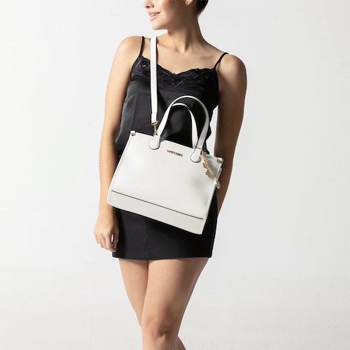 Bolsa Satchel Marfil Westies