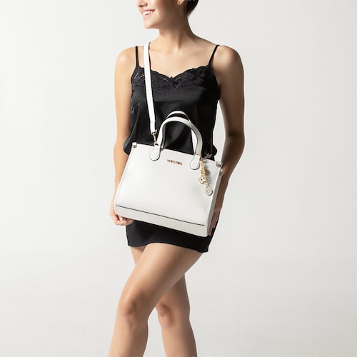 Bolsa Satchel Marfil Westies