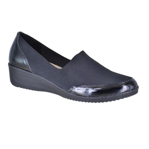 Zapato con Licra y Talonera Negro Joyce