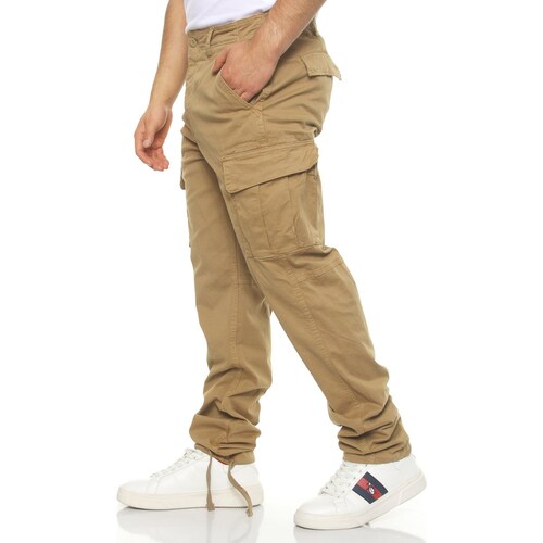 Pantalón Casual Cargo de Gabardina para Hombre Jeanious