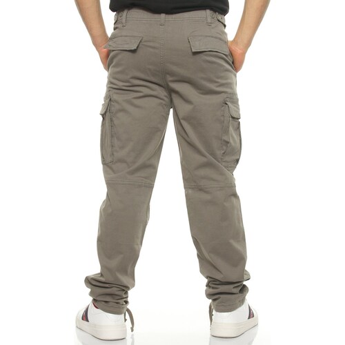 Pantalón Casual Cargo de Gabardina para Hombre Jeanious
