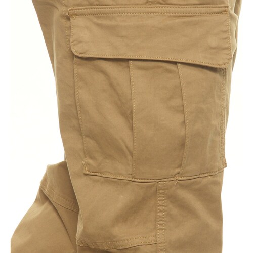 Pantalón Casual Cargo de Gabardina para Hombre Jeanious