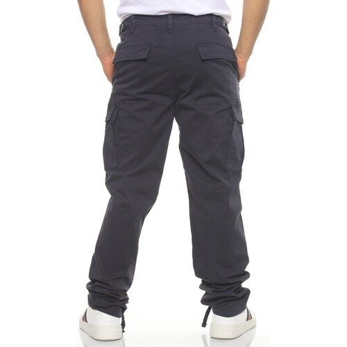 Pantalón Casual Cargo de Gabardina para Hombre Jeanious