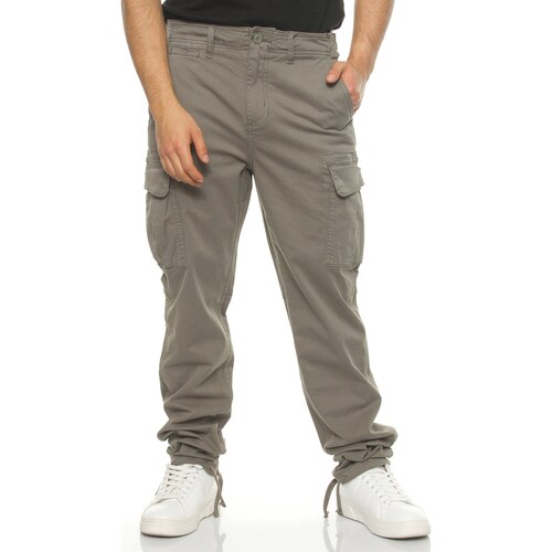 Pantalón Casual Cargo de Gabardina para Hombre Jeanious