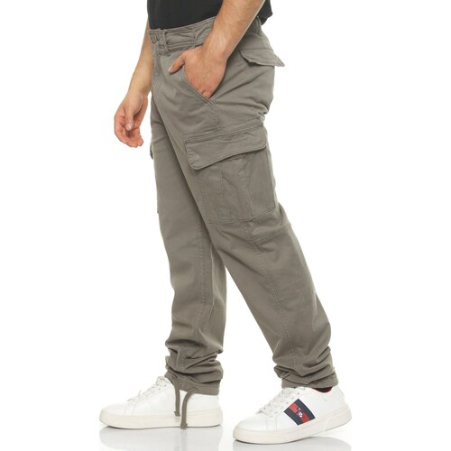 Pantalón Casual Cargo de Gabardina para Hombre Jeanious