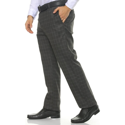 Pantalón de Vestir Cintura Ajustable Slim para Hombre Yale