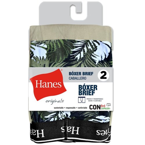 Bóxer Hanes Brief 2 Pack para Hombre