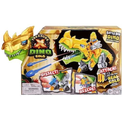 Figura Dino Disección Treasure X Dino Gold