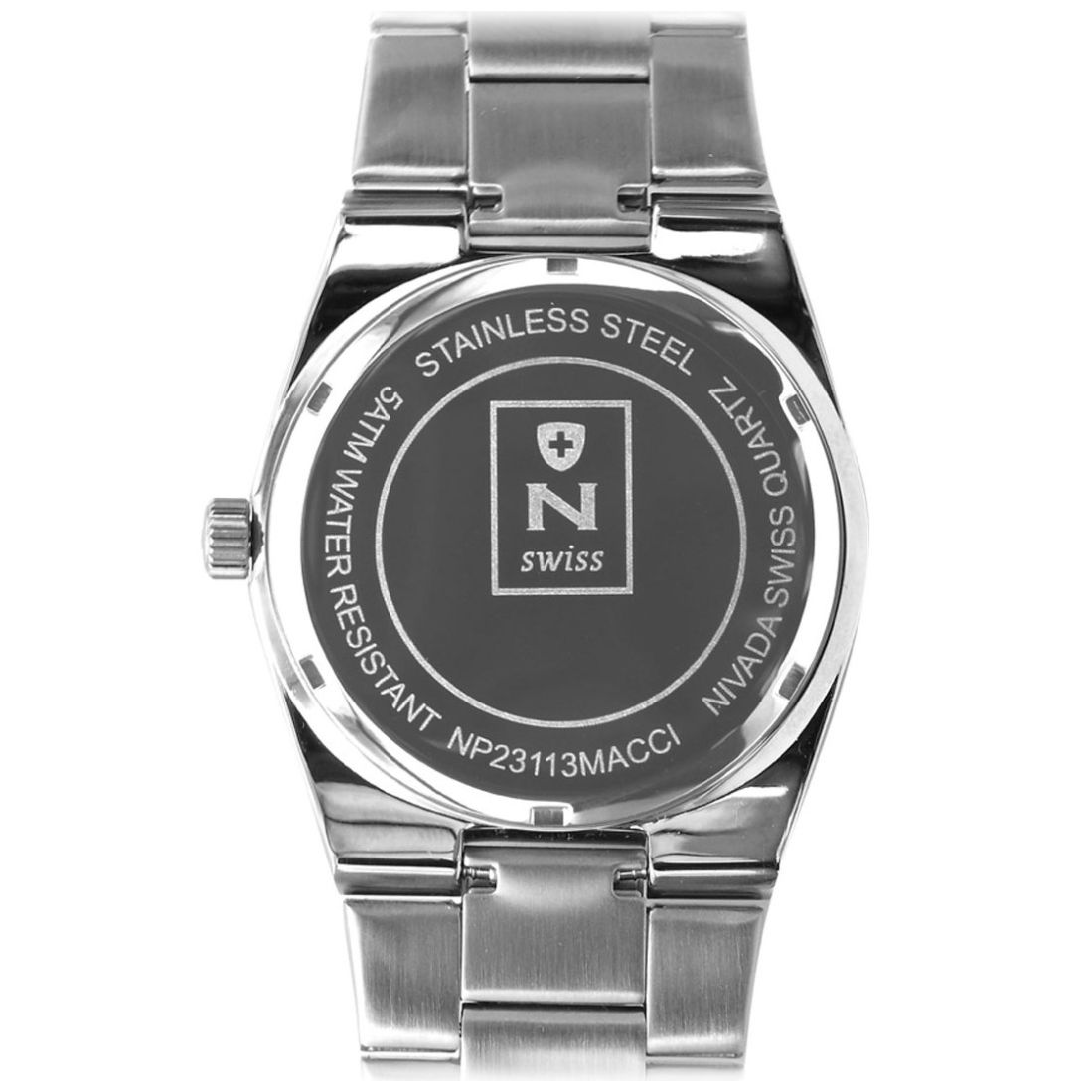 Reloj nivada swiss online quartz stainless steel precio