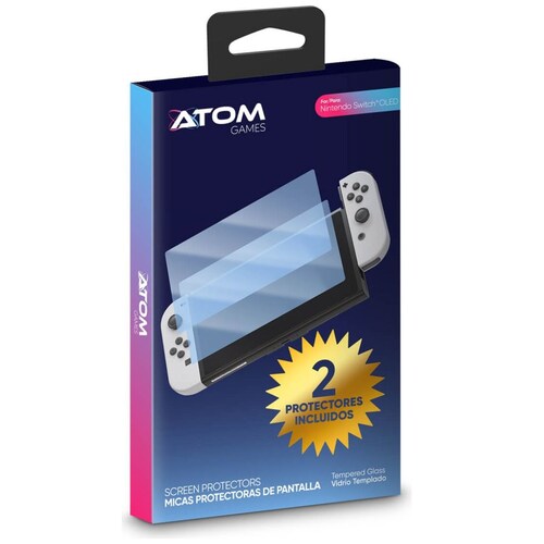 Mica Protectora 2 Pack Oled Nintendo Switch