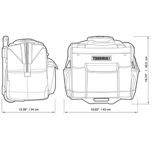 Maleta Rolling Bag 14" Toughbuilt