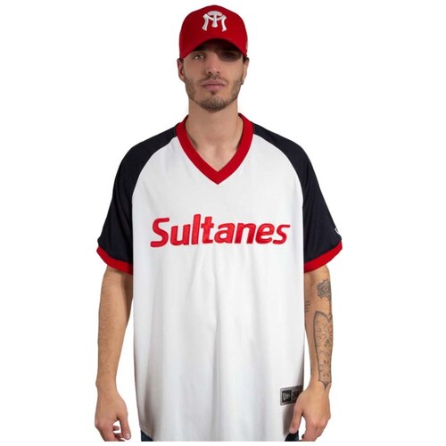 Jersey New Era Lmb Sultanes de Monterrey Retro 3 para Hombre