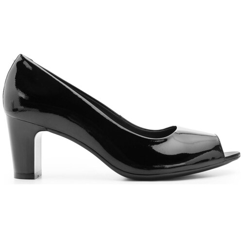 Zapatilla D Charol Boca D Pescado Negra Flexi