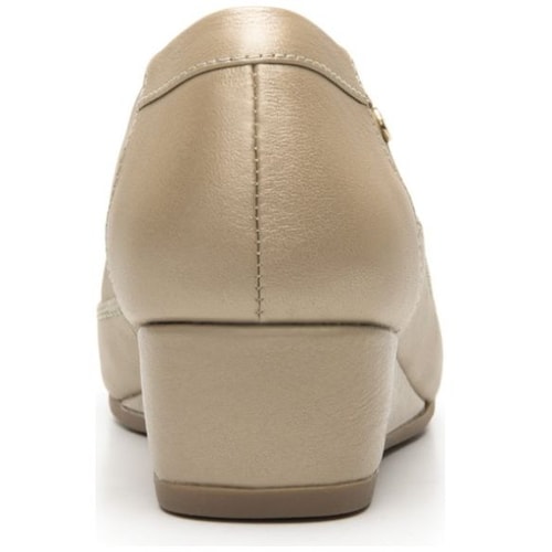 Mocasín Casual Confort con Cuña Beige para Mujer Flexi