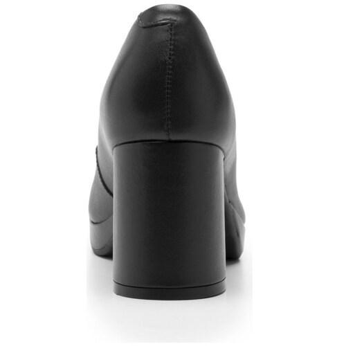 Zapatilla D Media Plataforma Negra Flexi