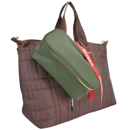 Bolsa Huser Tipo Tote Color Café