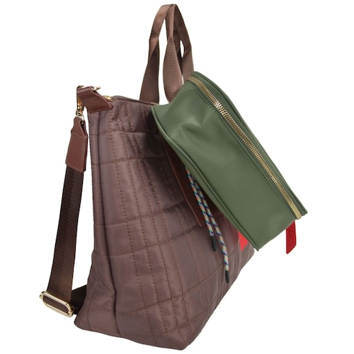 Bolsa Huser Tipo Tote Color Café
