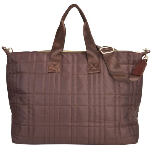 Bolsa Huser Tipo Tote Color Café