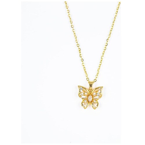 Collar Chapa de Oro 18K
