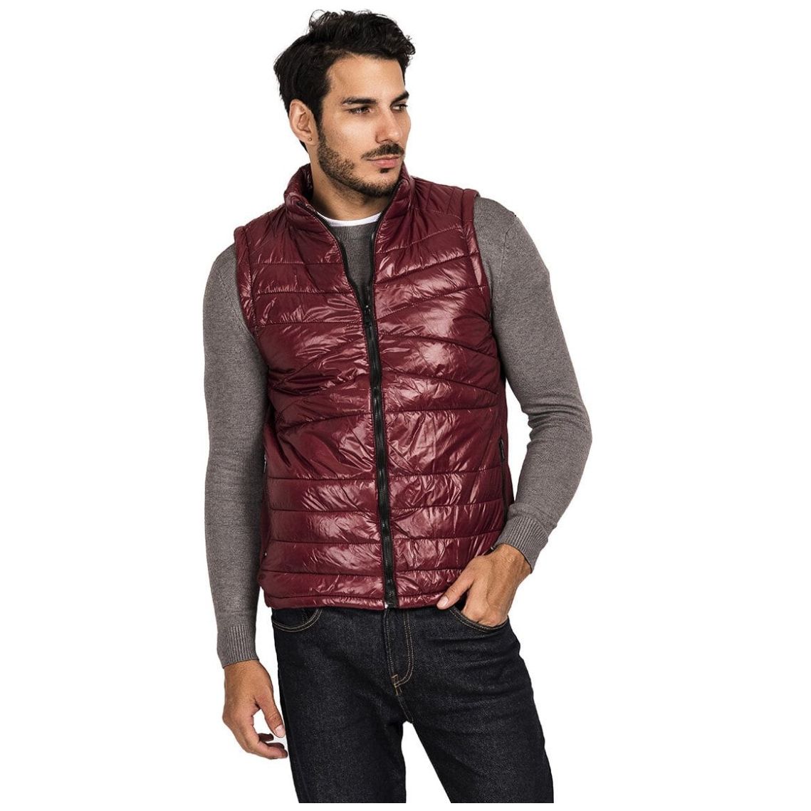 Chalecos para hombre online casual