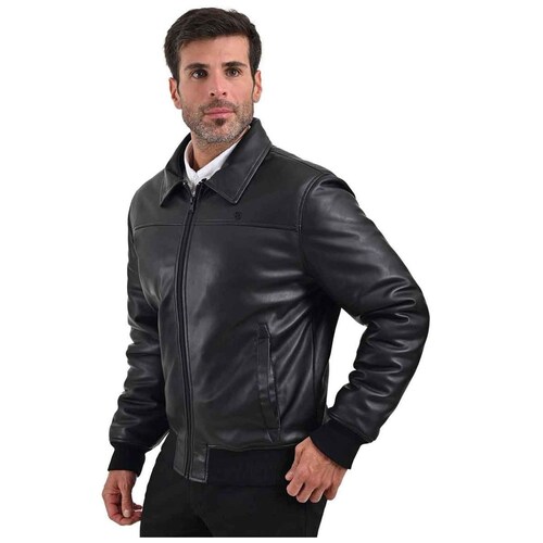 Chamarra Perry Ellis Cuello Borrega para Hombre