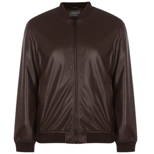 Chaqueta Bomber Color Arena Para Hombre