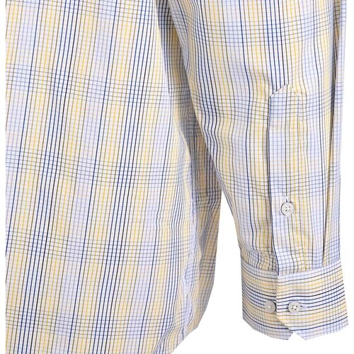 Camisa Original Penguin Manga Larga a Cuadros para Hombre Plus