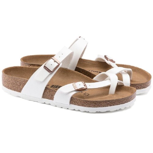 Sandalia Multitira Blanca Birkenstock