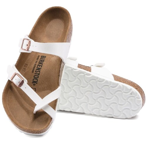 Sandalia Multitira Blanca Birkenstock