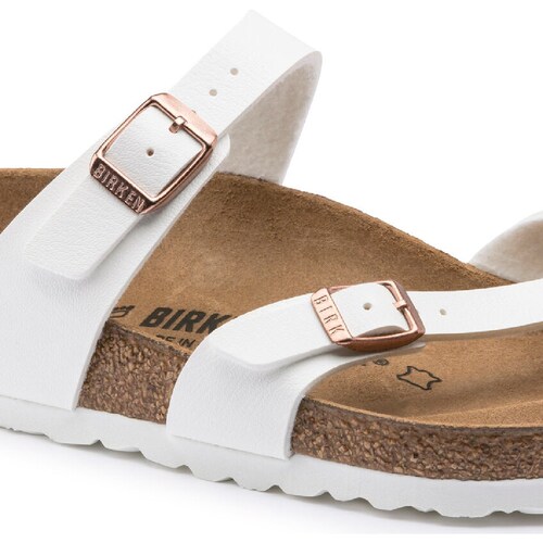 Sandalia Multitira Blanca Birkenstock