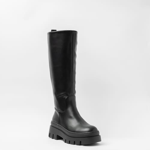 Bota Tipo Chunky para Mujer Color Negro Emporio Vu