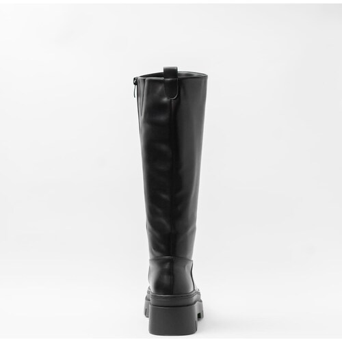 Bota Tipo Chunky para Mujer Color Negro Emporio Vu