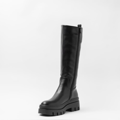 Bota Tipo Chunky para Mujer Color Negro Emporio Vu
