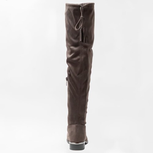 Bota Larga Piso para Mujer Color Gris Emporio Vu