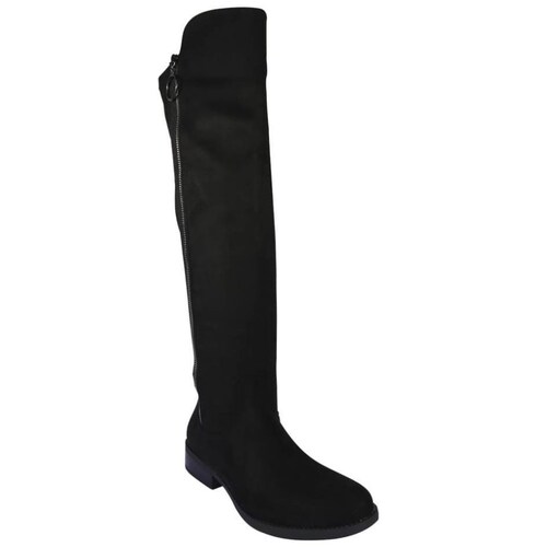 Bota Larga Piso para Mujer Color Negro Emporio Vu