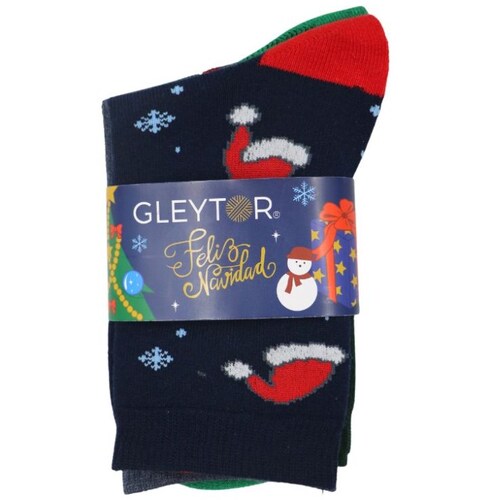 3Pack Calcetín Navidad para Mujer Gleytor