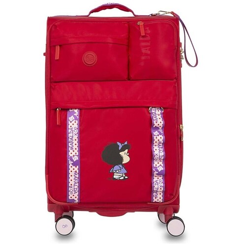 Maleta Mafalda 24" Rojo Cloe