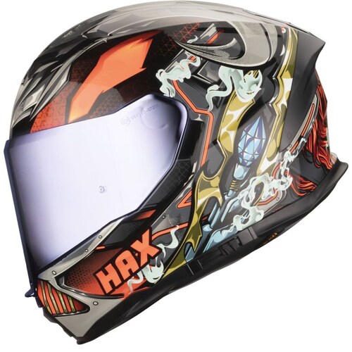 Casco para Moto Force Darkness Falls Brillante Hax