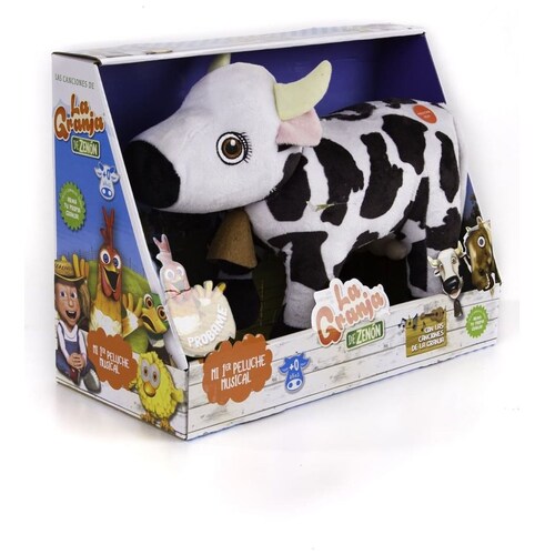 Peluche Musical la Granja Vaca Lola 30 Cm