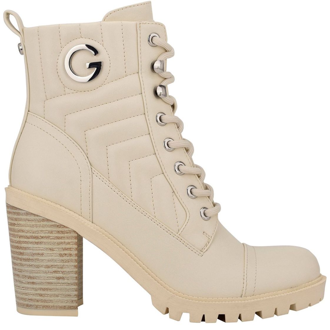 Botas fashion blancas guess para mujer