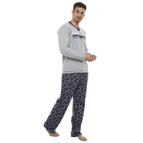 Pijama Nfl Manga Larga Pantalón Cowboys para Hombre