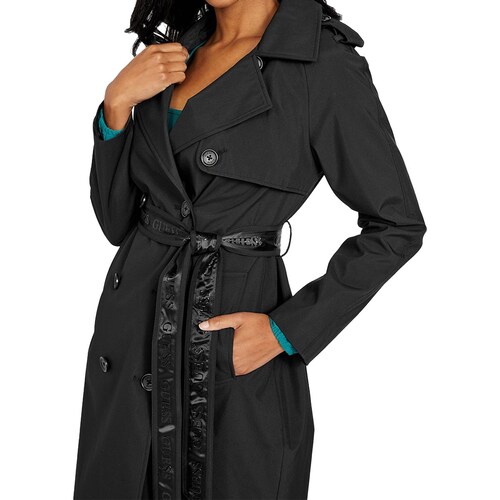 Abrigo Liso, Botonado Guess para Mujer