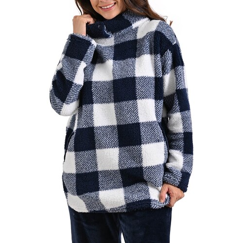Sudadera Sherpa Cuello Mia Intima para Mujer