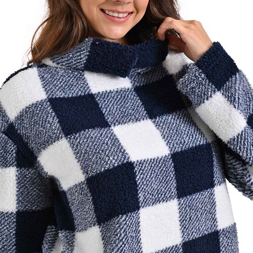 Sudadera Sherpa Cuello Mia Intima para Mujer