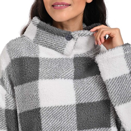 Sudadera Sherpa Cuello Mia Intima para Mujer