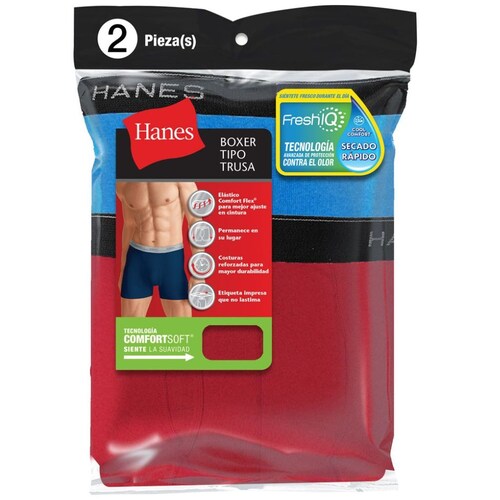 Bóxer Hanes Corte Regular para Hombre