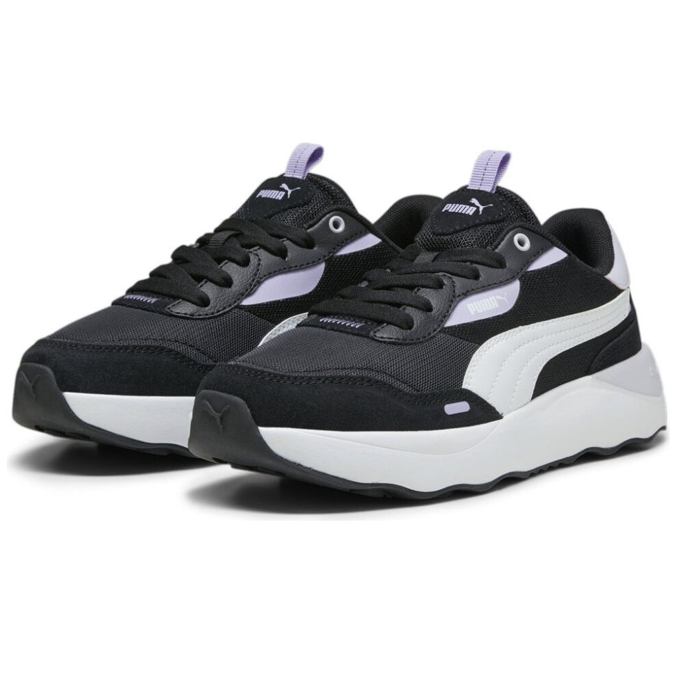 Tenis Estilo Deportivo C Plataforma Negro Puma