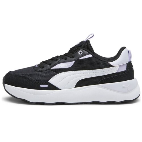Tenis Estilo Deportivo C Plataforma Negro Puma