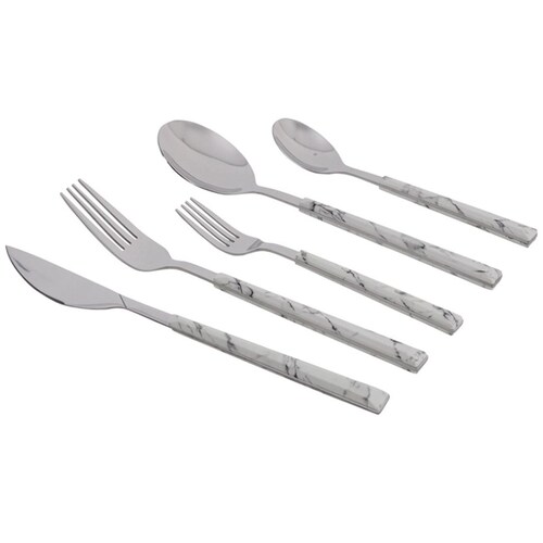 Juego de Cubiertos Acero Inoxidable Estellaqb Crown Baccara 20 Piezas